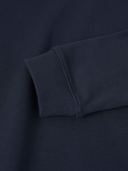 Polarn O. Pyret Blue Organic Cotton Plain Sweatshirt - Image 3 of 3