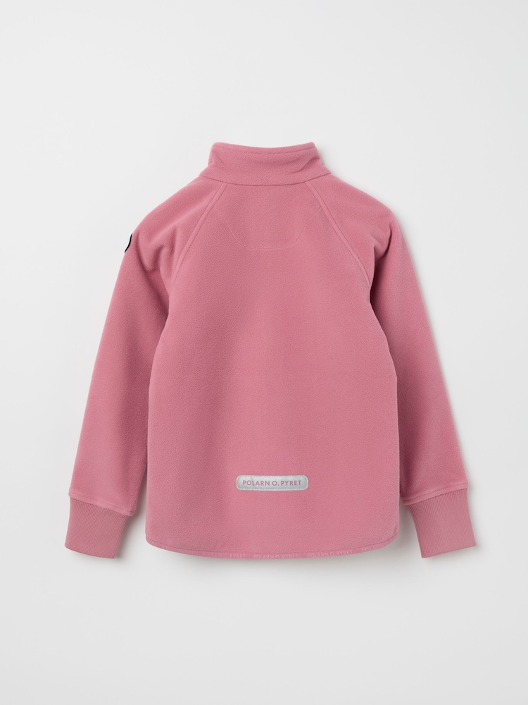 Polarn O. Pyret Pink Waterproof Fleece Jacket - Image 2 of 4