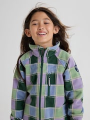 Polarn O. Pyret Purple Waterproof Fleece Jacket - Image 2 of 7