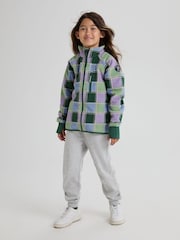 Polarn O. Pyret Purple Waterproof Fleece Jacket - Image 3 of 7
