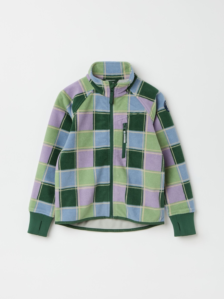 Polarn O. Pyret Purple Waterproof Fleece Jacket - Image 4 of 7