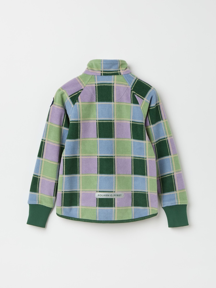 Polarn O. Pyret Purple Waterproof Fleece Jacket - Image 5 of 7