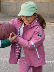 Polarn O. Pyret Pink Waterproof Shell Coat - Image 1 of 7