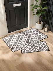 Grey Washable Tile Doormat - Image 3 of 7