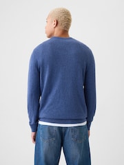 Blau - Gap Cashsoft Rundhalspullover - Bild 2 von 5
