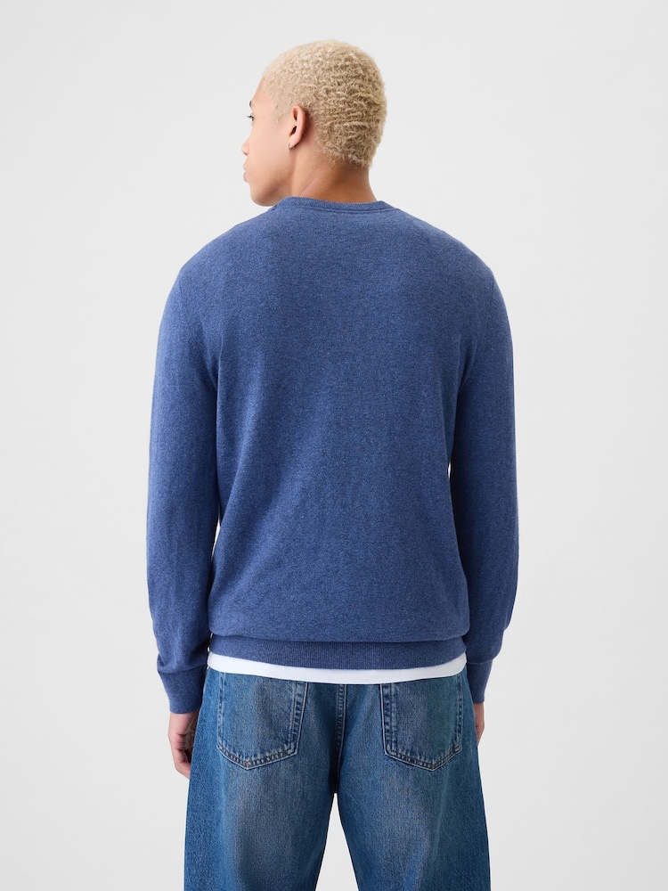 Blau - Gap Cashsoft Rundhalspullover - Bild 2 von 5