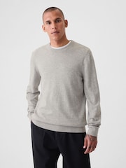 Gap Grey CashSoft Crew Neck Jumper - Image 1 of 5