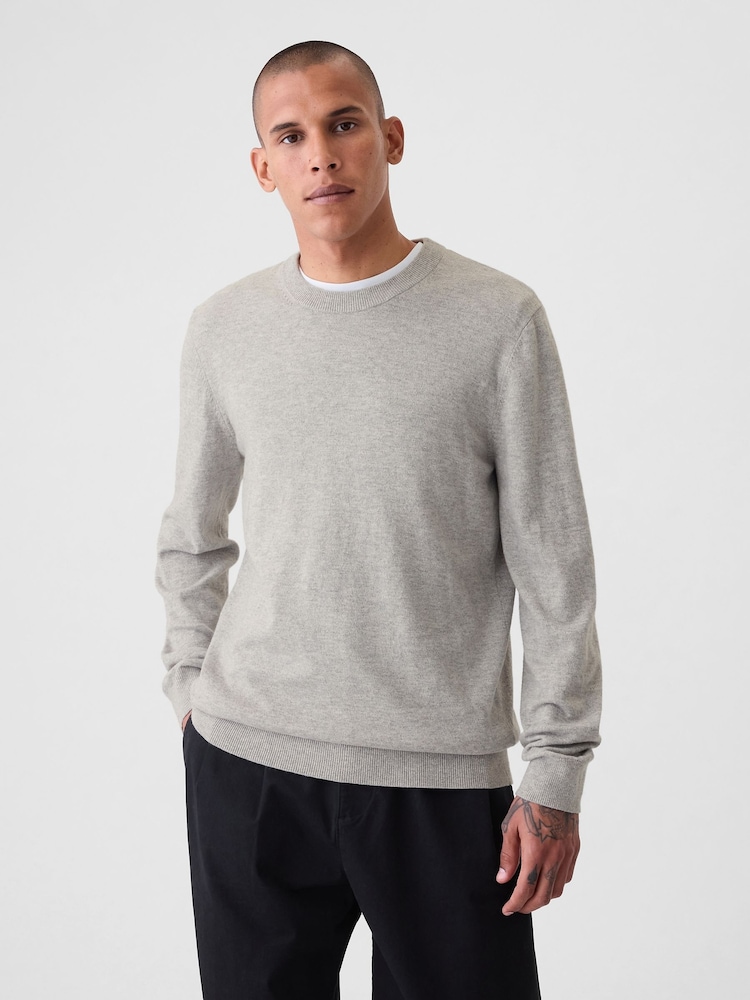 Gap Grey CashSoft Crew Neck Jumper - Image 1 of 5