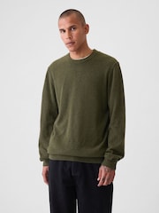 Gap Green CashSoft Crew Neck Jumper - Image 1 of 5