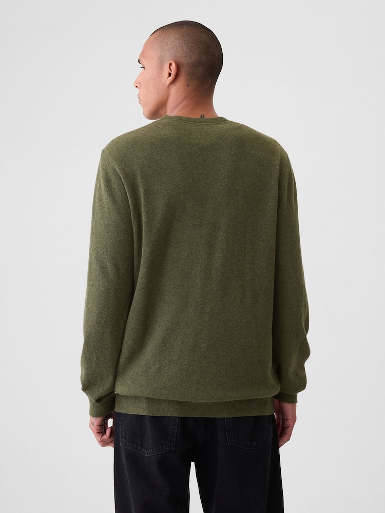 Gap Green CashSoft Crew Neck Jumper - Image 2 of 5