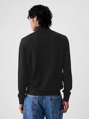 Schwarz - Gap Merino-Rollkragenpullover - Bild 2 von 5