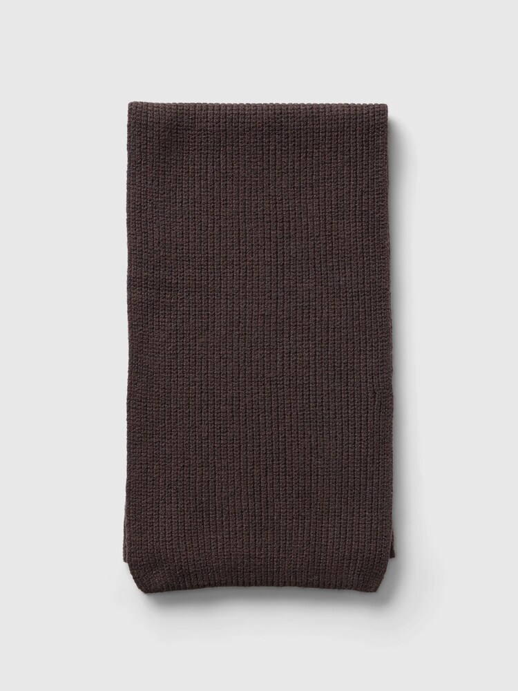 Gap Brown CashSoft Rib Scarf - Image 2 of 2