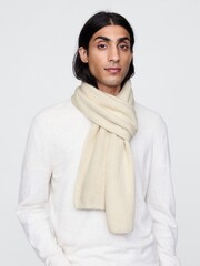 Gap Beige CashSoft Rib Scarf - Image 1 of 3