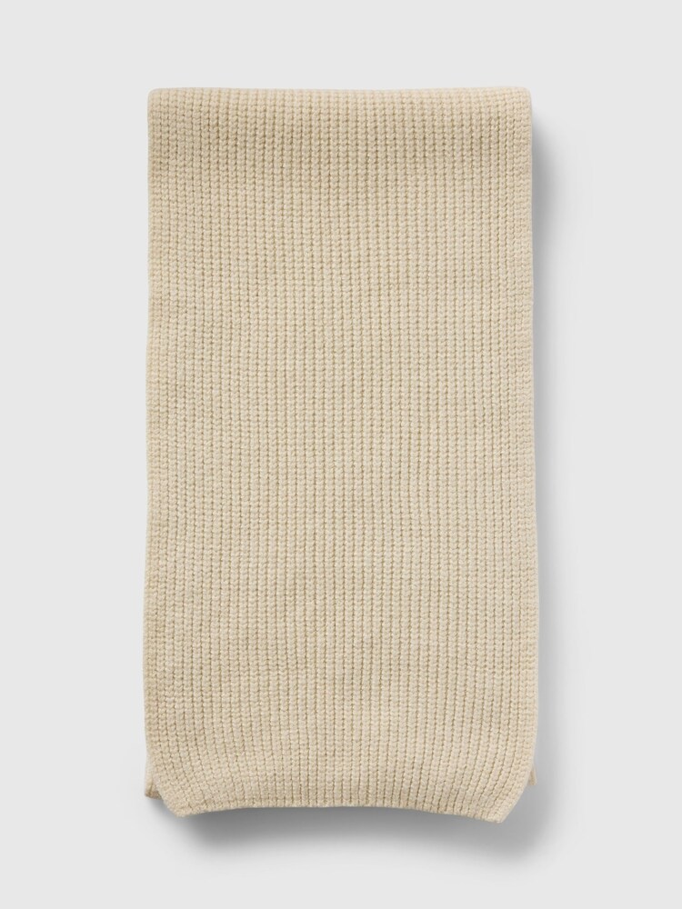 Gap Beige CashSoft Rib Scarf - Image 2 of 3
