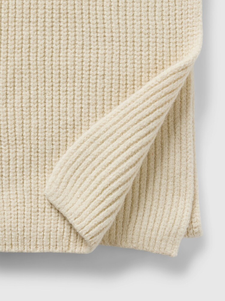 Gap Beige CashSoft Rib Scarf - Image 3 of 3