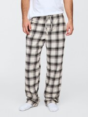 Gap Black Matching Family Christmas Flannel Pyjama Bottoms - Image 3 of 4