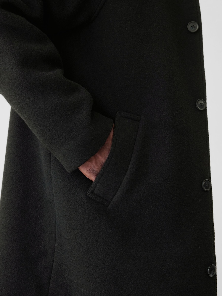 Gap Black Oversized Wool-Blend Coat - Image 5 of 5