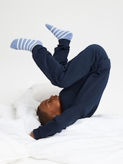 Polarn O. Pyret Blue Plain Joggers - Image 1 of 3