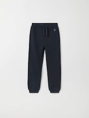 Polarn O. Pyret Blue Plain Joggers - Image 2 of 3