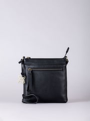 Lakeland Leather Black Beetham Small Cross-Body Bag - Image 1 of 6