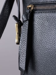 Lakeland Leather Black Beetham Small Cross-Body Bag - Image 4 of 6