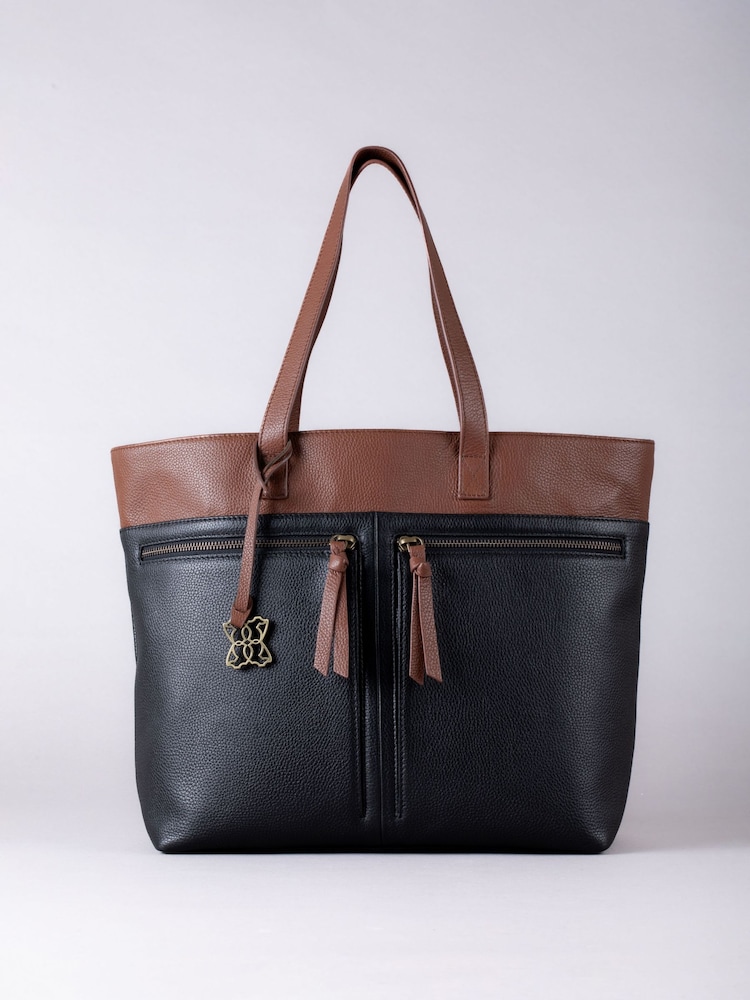 Lakeland Leather Black Beetham Tote Bag - Image 2 of 6