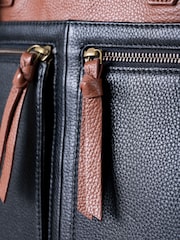 Lakeland Leather Black Beetham Tote Bag - Image 6 of 6