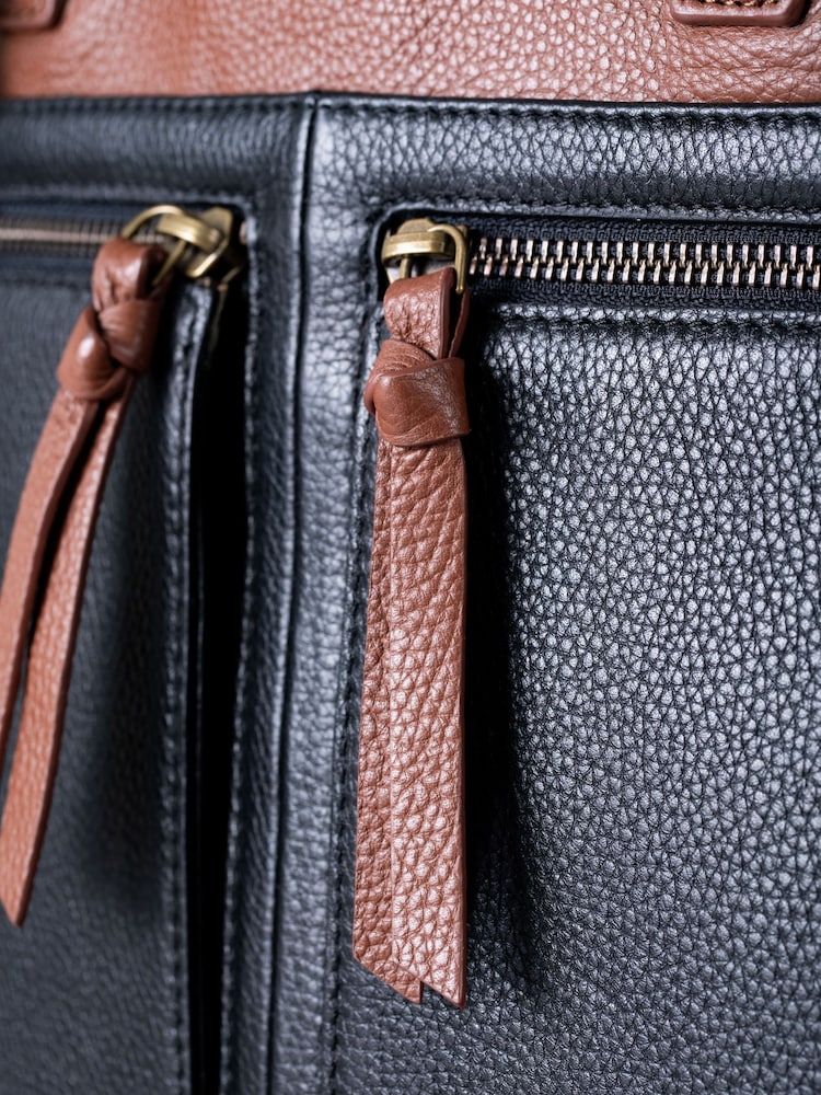 Lakeland Leather Black Beetham Tote Bag - Image 6 of 6