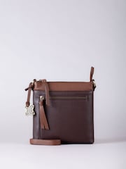 Lakeland Leather Brown Beetham Small Cross-Body Bag - Image 1 of 6