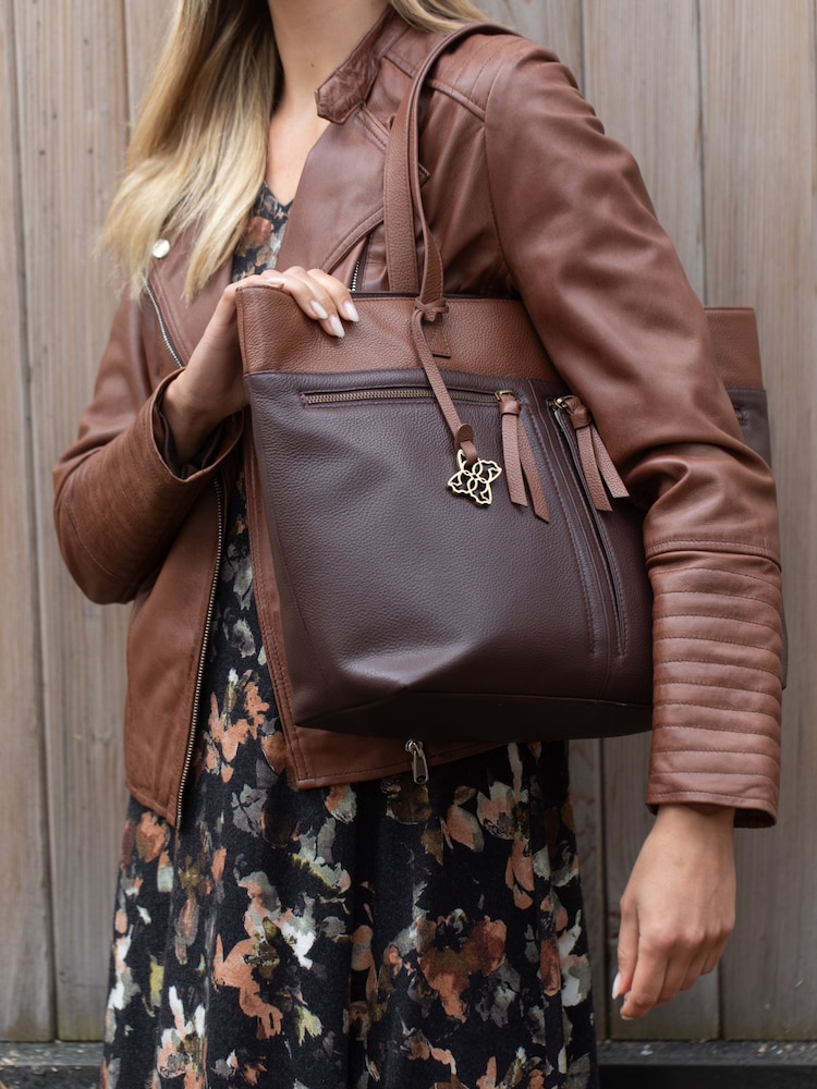 Lakeland Leather Brown Beetham Tote Bag - Image 1 of 7