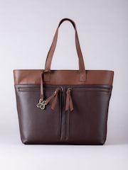 Lakeland Leather Brown Beetham Tote Bag - Image 2 of 7