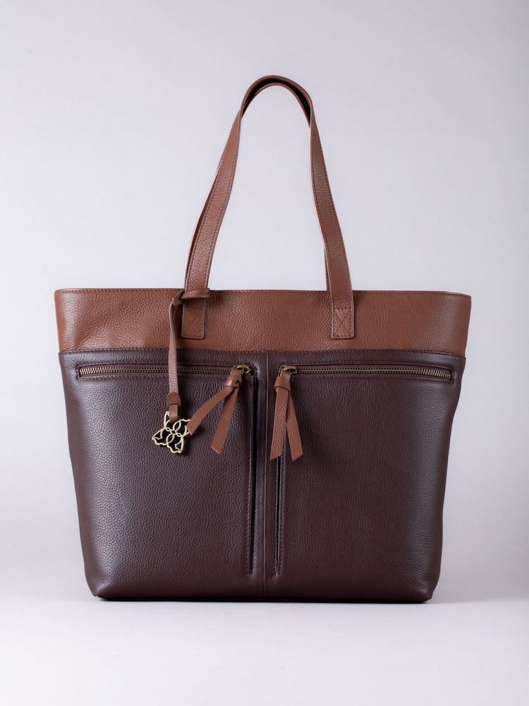 Lakeland Leather Brown Beetham Tote Bag - Image 2 of 7