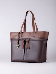 Lakeland Leather Brown Beetham Tote Bag - Image 3 of 7