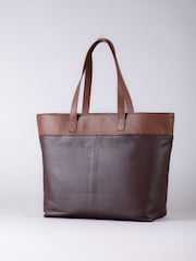 Lakeland Leather Brown Beetham Tote Bag - Image 4 of 7