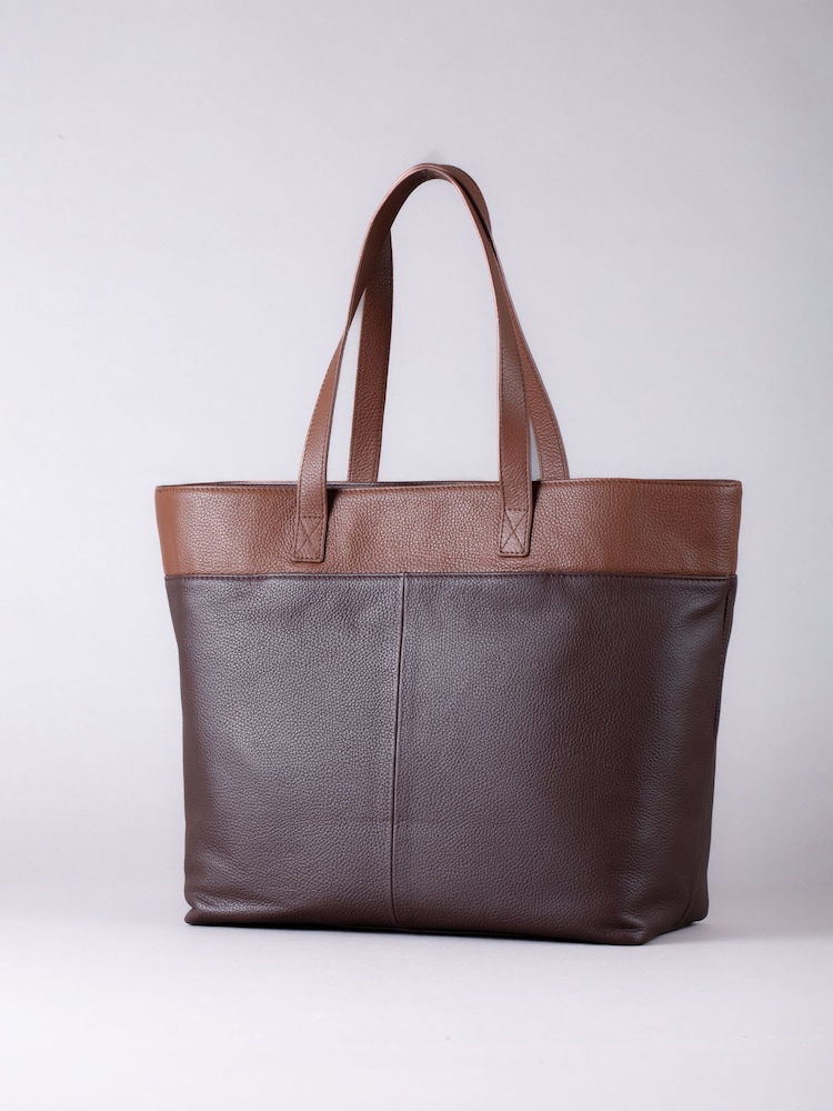 Lakeland Leather Brown Beetham Tote Bag - Image 4 of 7
