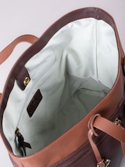 Lakeland Leather Brown Beetham Tote Bag - Image 5 of 7