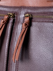 Lakeland Leather Brown Beetham Tote Bag - Image 6 of 7