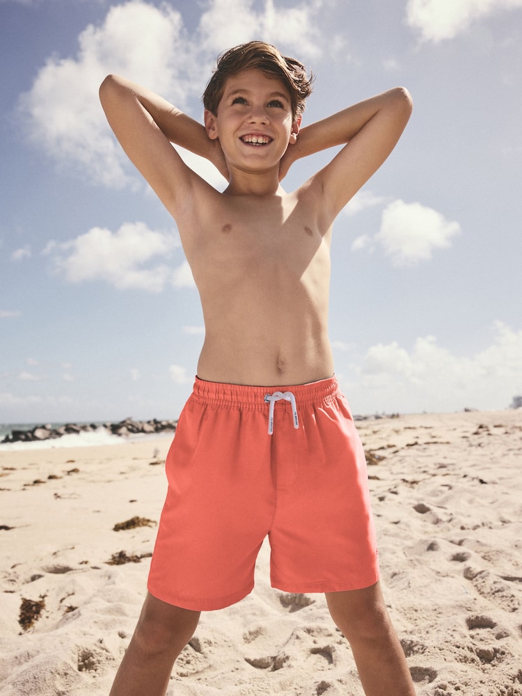 Coral Pink Swim Shorts (1.5-16yrs) - Image 1 of 3