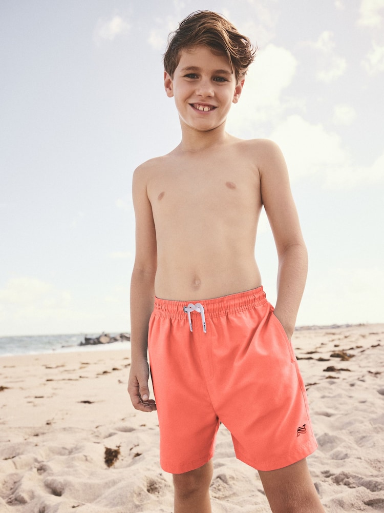 Coral Pink Swim Shorts (1.5-16yrs) - Image 2 of 3