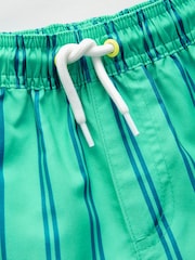 Green Stripe Swim Shorts (3-16yrs) - Image 8 of 9