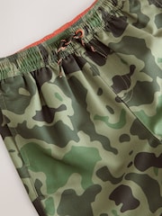 Khaki Camo Printed Swim Shorts (3-16yrs) - Image 3 of 4