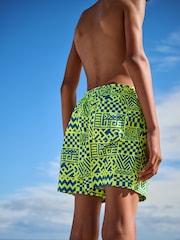 Yellow Printed Swim Shorts (3-16yrs) - Image 2 of 8