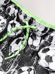 Black/White Printed Swim Shorts (3-16yrs) - Image 3 of 4