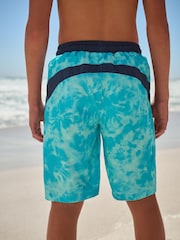 Blue Tie Dye Board Shorts (3-16yrs) - Image 3 of 4