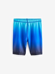Blue Ombre Longer Length Stretch Swim Shorts (3-16yrs) - Image 1 of 3