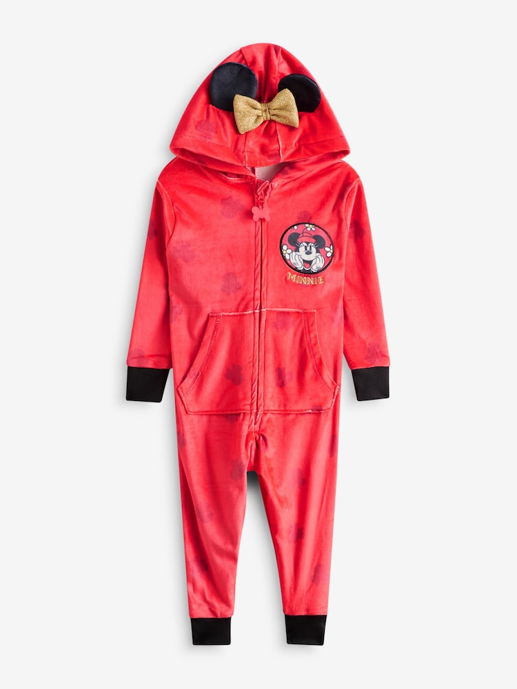 Brand Threads Red Girls Disney Minnie Mouse All-In-One - Image 1 of 4