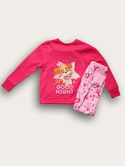 طقم بيجامة للبنات من القطن 100% تصميم Paw Patrol من Brand Threads - صورة 4 من 8