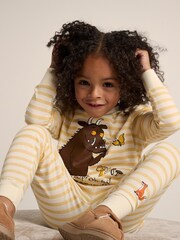 Brand Threads White Unisex Gruffalo 100% Cotton Pyjamas Set - Image 1 of 5