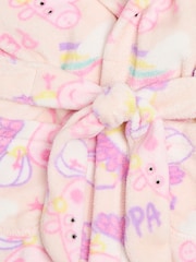 Brand Threads Pink Girls Peppa Pig Dressing Gown - Image 6 of 6