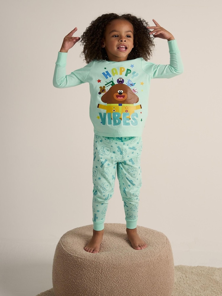 Brand Threads Blue Hey Duggee Unisex 100% Cotton Pyjamas Set - Image 1 of 6 Brand Threads Blue Hey Duggee Unisex 100% Cotton Pyjamas Set - Image 1 of 6